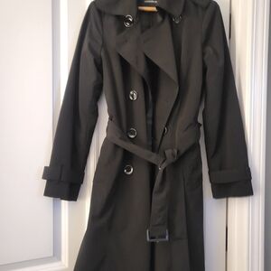 Women's Black Trench Coat